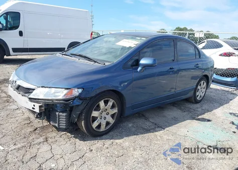 2009 Honda Civic Lx из США, поврежденный, VIN 2HGFA16529H350546